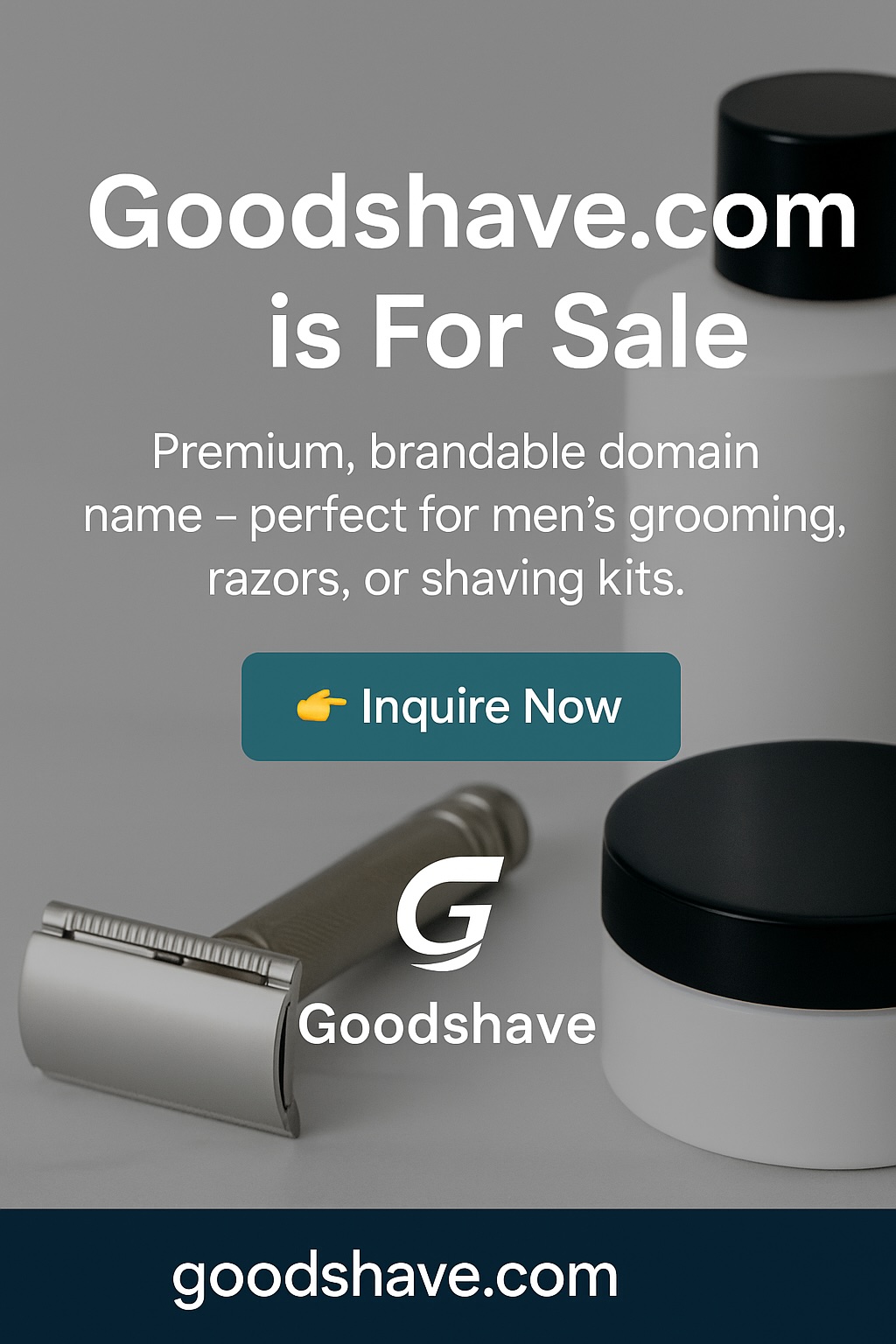 Goodshave brand mockup